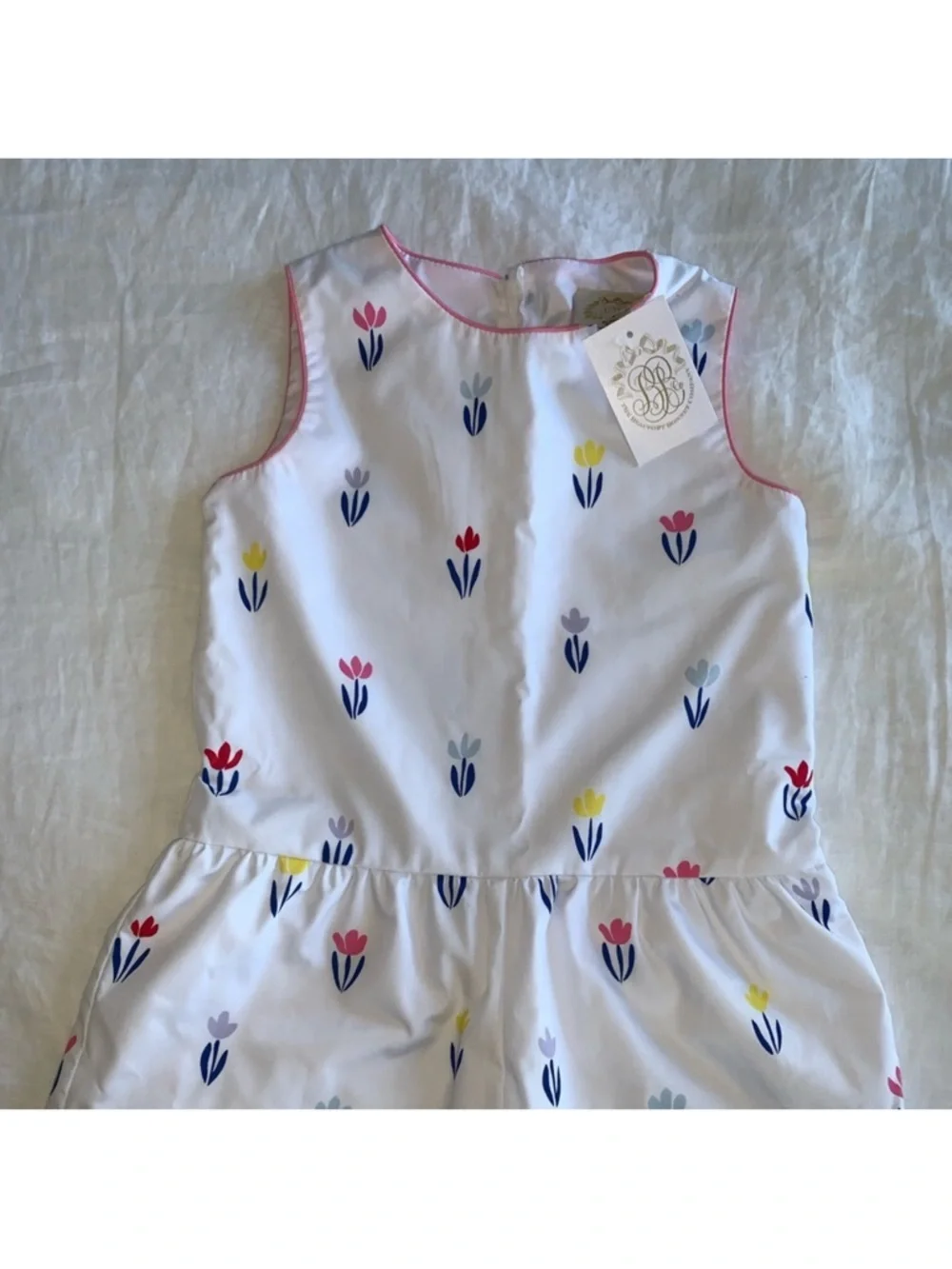 TBBC Mae Ryan romper Travilah Tab Tulip print Sz 12 NWT